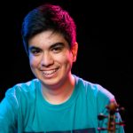 Photo of Jaziel Varela with his violin